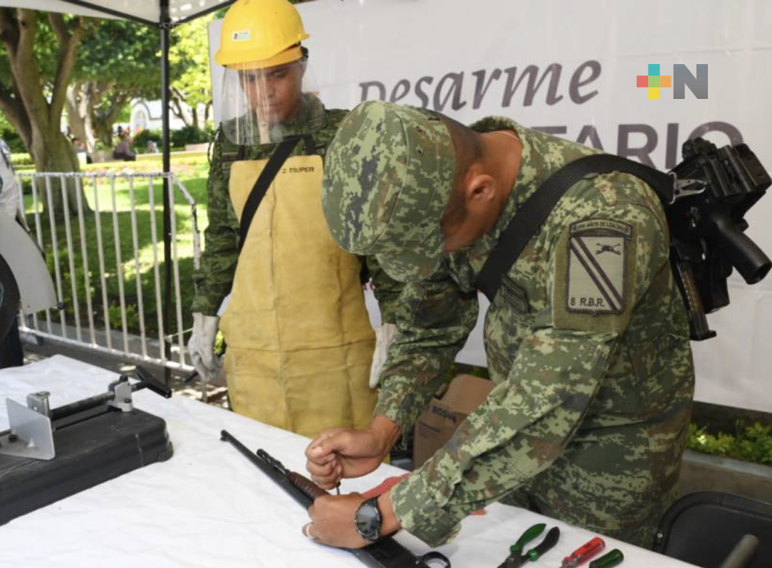 Del 11 al 15 de junio, Feria de la Paz y Desarme Voluntario en Boca del Río